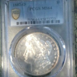 1882-O MORGAN SILVER DOLLAR MS64 PCGS
