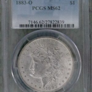 1883-O MORGAN SILVER DOLLAR MS62 PCGS