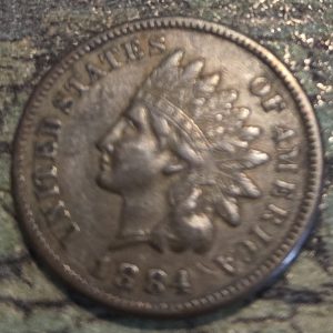 1884 INDIAN HEAD CENT
