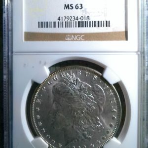 1900 MORGAN SILVER DOLLAR MS63 NGC