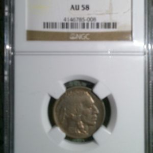 1913-D BUFFALO NICKEL TYPE1 AU58 NGC