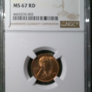 1944-S MS67RD CENT NGC