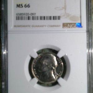 1969-D JEFFERSON NICKEL MS66 NGC #097