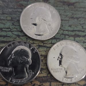 1974, 1974-D, 1974-S  CLAD WASHINGTON QUARTER SET UNCIRCULATED MS