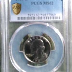 1987-D WASHINGTON QUARTER MS62 PCGS
