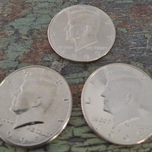 1993-P, 1993-D, 1993-S KENNEDY CLAD HALF DOLLAR SET UNCIRCULATED MS