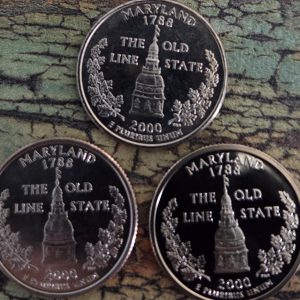 2000-P, 2000-D, 2000-S 50 STATES SET MARYLAND UNCIRCULATED MS