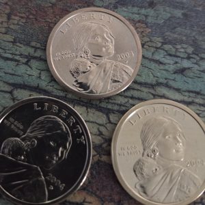 2004-P, 2004-D, 2004-S SACAGAWEA DOLLAR SET UNCIRCULATED MS