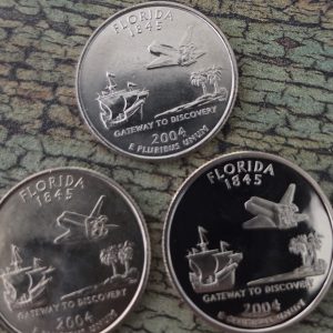 2004-P, 2004-D, 2004-S 50 STATES SET FLORIDA UNCIRCULATED MS
