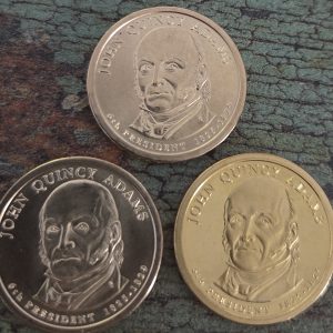 2008-P, 2008-D, 2008-S J.Q. ADAMS PRES DOLLAR SET UNCIRCULATED