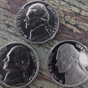 1992-P, 1992-D, 1992-S JEFFERSON NICKEL UNCIRCULATED MS