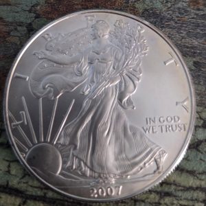 2007 SILVER EAGLE DOLLAR