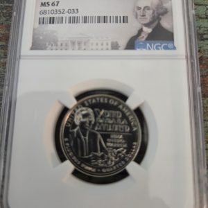 2022-P WASHINGTON QUARTER GRADED MS67 BY NGC NINA OTERO-WARREN