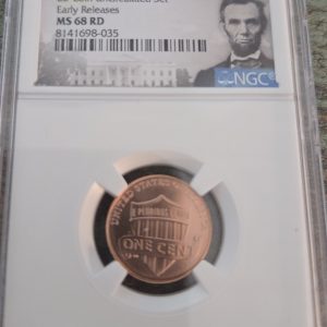 2023 LINCOLN SHIELD CENT GRADED MS68RD BY NGC
