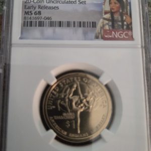 2023-P  SACAGAWEA DOLLAR GRADED MS68 BY NGC