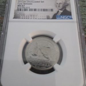 2023-D WASHINGTON QUARTER GRADED MS67 BY NGC BESSIE COLEMAN