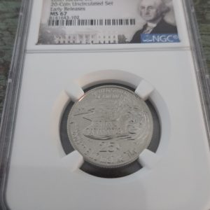 2023-D WASHINGTON QUARTER GRADED MS67 BY NGC EDITH KANAKA'ole