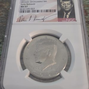 2023-D KENNEDY HALF DOLLAR GRADED MS67 BY NGC