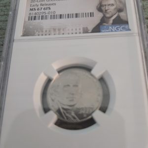 2023-D JEFFERSON NICKEL MS67 6FS EARLY RELEASE BY NGC