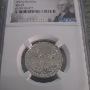 2022-P WASHINGTON QUARTER GRADED MS67 BY NGC WILMA MANKILLER